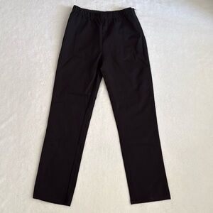{NWT} Anonyme | Palmira Elastic Waist Side Zip Cropped Pant Black (US 2/IT 38)